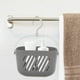 thumbnail image 2 of Cesta colgante para ducha de baño, cesta colgante para almacenamiento de artículos de tocador con gancho, 2 of 6