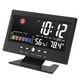 thumbnail image 5 of Reloj de pronóstico del tiempo reloj despertador meteorológico Pantalla LED a color Control de voz Función de retroiluminación con cable USB para alimentación de mascotas ANGGREK Otros, 5 of 8