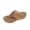 Brown, variant on Womens Flip Flops Summer Wedge Thick Soled Open Toe Slip-on Thong Women's Comfy Lightweight Slide Slippers Spring Summer Trendy Beach Sandals