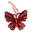 thumbnail image 3 of Adorno colgante para de Navidad, regalo de Navidad, decoración colgante roja, colgante para tienda, hogar, oficina, festival, fiesta, recuerdos Mariposa, 3 of 8