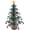 Green, variant on Mini Tabletop Christmas Tree Wooden 12In Christmas Tree Desktop Decoration Xmas Tree with 30 Ornaments Holiday Party Christmas Decoration Set(RL)