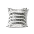 thumbnail image 2 of Dream Splat Ivory Charcoal Throw Pillow, 2 of 4