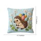 thumbnail image 3 of Uuiauoio One-sided Bunny Pillow Covers 18x18 Inch, Rabbit Pillows Covers, Floral Butterfly Throw Pillow Cover for Living Room Home Sofa Bedroom Decor, for Women Mom Friend, 3 of 6