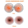 thumbnail image 4 of BIMEI Adhesive Silicone Nipples Attachable Reusable Nipples Cover for Breast Form,1 Pair,Brown,Large, 4 of 6
