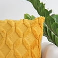 thumbnail image 4 of Dinheiro JOJUSIS Fundas de Almohada Decorativas de Terciopelo de Lana Corta de Felpa Fundas de cojín de Estilo Lujo Fundas de Almohada de Piel sintética para sofá Dormitorio Paquete de 2 18 x 18, 4 of 7