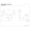 thumbnail image 2 of Kingston Brass ABT1050-8 Vintage Hand Shower Cradle, Brushed Nickel, 2 of 2