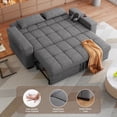 thumbnail image 5 of Sofa Bed Couch,  Jolifa 3 in 1 Convertible Couch Bed with Storage Armrest and Adjustable Backrest for Living Room, Dark Gray, 5 of 8