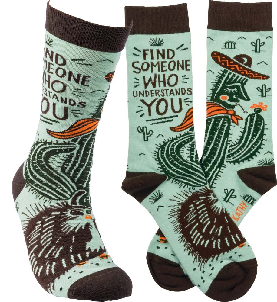 Rather Be At The Beach Novelty Women's Crew Socks Primitives by Kathy 