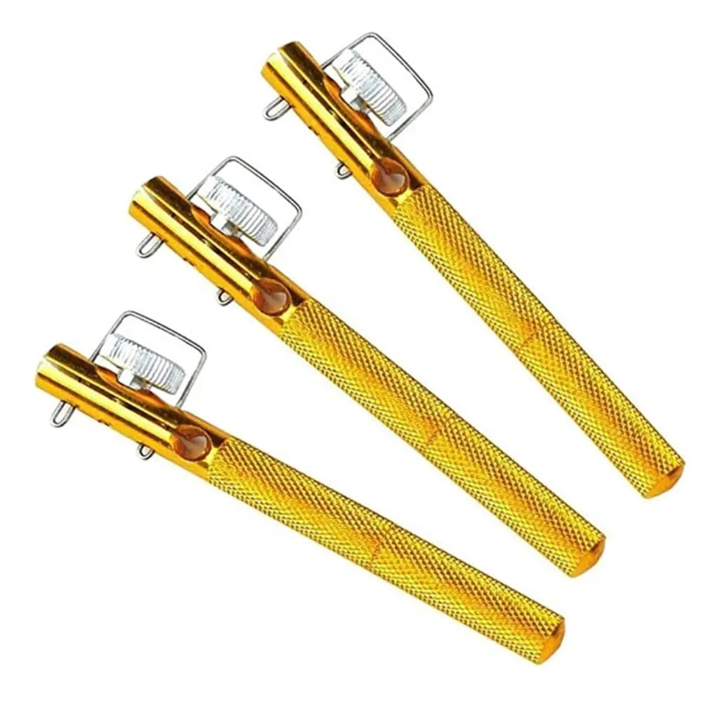 Knotted hook for cutting fishing line