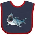 thumbnail image 3 of Inktastic Great White Shark Boys or Girls Baby Bib, 3 of 4
