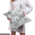 thumbnail image 5 of Ambesonne Grey Floral Birds Fabric by the Yard Upholstery, Ethnic Asian Boho, 3 Yards, Pastel Pink Green, 5 of 5