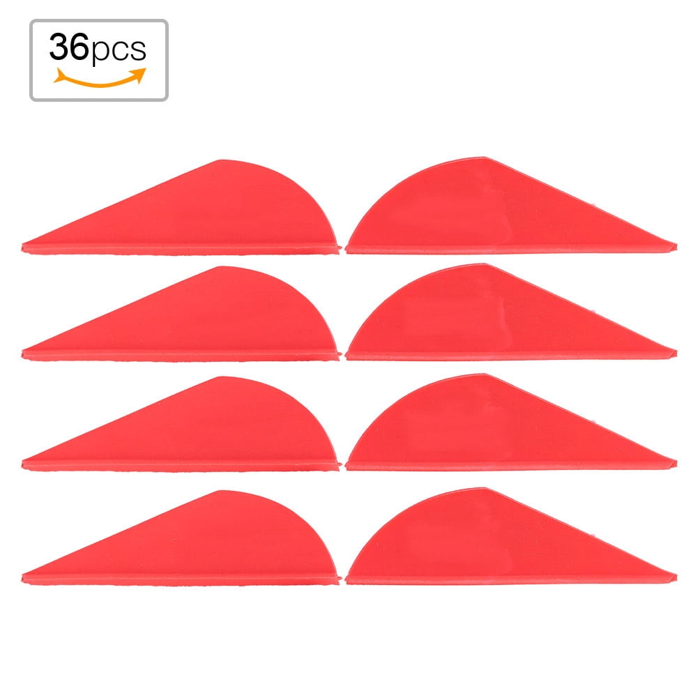 DONGKER 20pcs Tir a l'arc Fletchings,4 Flèches Plume de