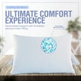 thumbnail image 2 of Sleep&Snuggle Cooling Pillow Cooling Gel Memory Foam Pillow for Side Sleepers, Bed Pillow Hypoallergenic Breathable Queen Pillows, Washable Bed Pillow Cover - Pack of 2, 2 of 6