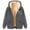 Dark Gray fleece lined hoodie, variant on CFLVAEK Plus Size Hoodies for Women Warm Winter Sherpa Fleece Lined Zipper Hooded Jacket Fashion Graphic Long Sleeve Sweatshirts with Pockets Green XL