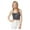 Black - 001, variant on Aeropostale Womens Lovebird Corset Cami Tank Top, Black, Juniors, Large