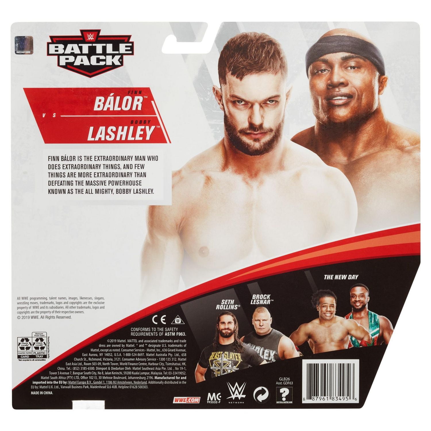 WWE Finn Balor vs Bobby Lashley Battle Pack 2pk - Series #63