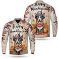 thumbnail image 3 of Happy Thanksgiving Australian Cattle Dog Welcome Thankful Fall Autumn Pumpkin All Over Print 3D Baseball Jacket Heeler Lover Gifts Bomber Jacket Softball - 02021, 3 of 6