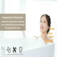 thumbnail image 2 of Topcobe 59" Acrylic Freestanding Bathtub, Stand Alone Soaking Tub, Glossy White Acrylic, Toe-Tap Chrome Drain, Bathroom Tub, Modern Bath Tubs, Freestanding Bathtubs, 2 of 16