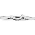 thumbnail image 4 of 10K White Gold Contoured Band (Size 7) Made In India rm6374b-0w, 4 of 5