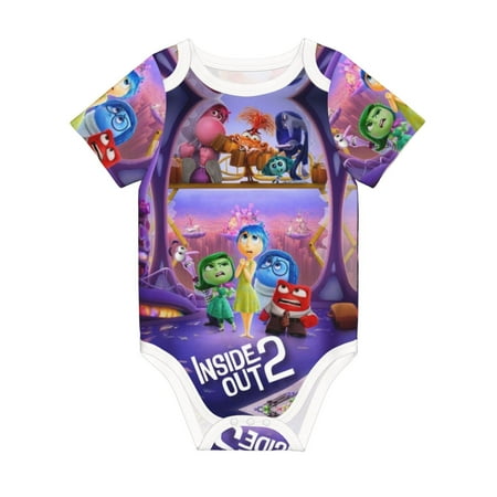 

Inside Out Jumpsuit Newborn Baby Bodysuit Infant Outfit 0-24Months Kids Short Clothes