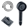 thumbnail image 1 of Christmas Shower Head Filter, Metal Pressurized Spray Head, Multi-Function Filtered Pressurized Shower Head, 4 Spray Modes with Water Stop, Built-In Filter Cartridge & Brush, H, 1 of 8