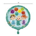 thumbnail image 3 of (4 pack) Foil Cocomelon Balloon, 18in, 3 of 6
