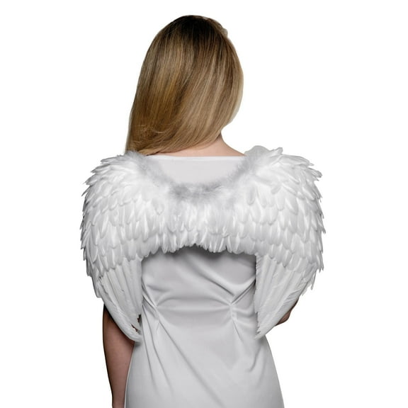 UNDERWRAPS White Foam Backed Wings - Adult Angel Wings, Cosplay Wings, Wings for Women, White Wings for Decor (Foam)