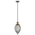 thumbnail image 2 of Aspen Creative Oil Rubbed Bronze 61049, 1 Hanging Mini Pendant Ceiling Light, 7" Wide, Transitional Design Finish, with Metal Wire Shade, Wid, 2 of 5