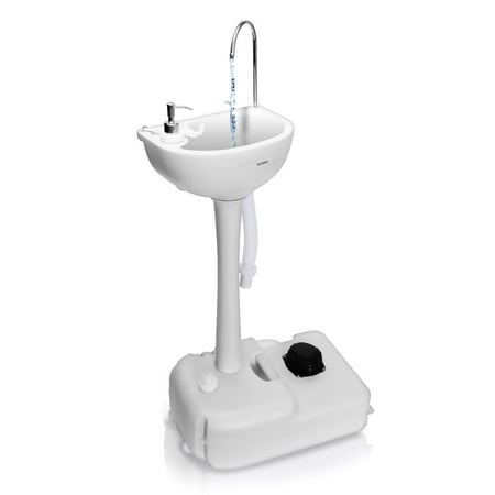 Serenelife Slcasn18 Portable Hand Wash Sink Water Faucet