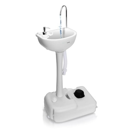 SereneLife SLCASN18 - Portable Hand-Wash Sink / Water Faucet Washing Station (5+ Gal.