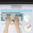 thumbnail image 4 of Manbasnake Memory Foam Keyboard Wrist Rest, White, 4 of 8