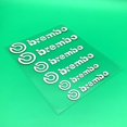 thumbnail image 4 of pcs car brake caliper sticker for Brembo letters vehicle dec White 1PC, 4 of 5