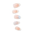 thumbnail image 4 of Kiss Impress Press On Nails Almond, ‘Aura’, White, Medium Length, 30 Count, 4 of 11
