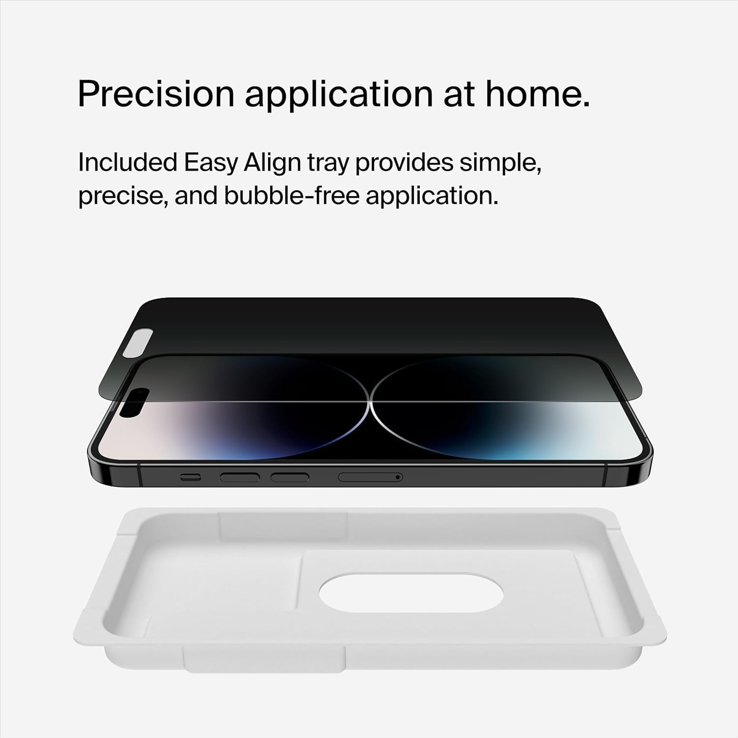 Belkin Privacy Tempered Glass Screen Protector iPhone photo 2