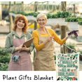 thumbnail image 4 of Plant Gifts, Plant Blanket 50"x 60", Gardening Gifts for Women, Gifts for Plant Lovers Women Mom, Birthday Gifts for Women Plant Lovers, Plant Mom Gifts for Birthday Christmas, 4 of 5
