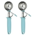 thumbnail image 1 of 2pcs Cookie Scoops, Ice Cream Scoop with Trigger for Baking Cookie Dough Kitchen Gadget, Blue, 1 of 6