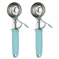 2pcs Cookie Scoops, Ice Cream Scoop with Trigger for Baking Cookie Dough Kitchen Gadget, Blue