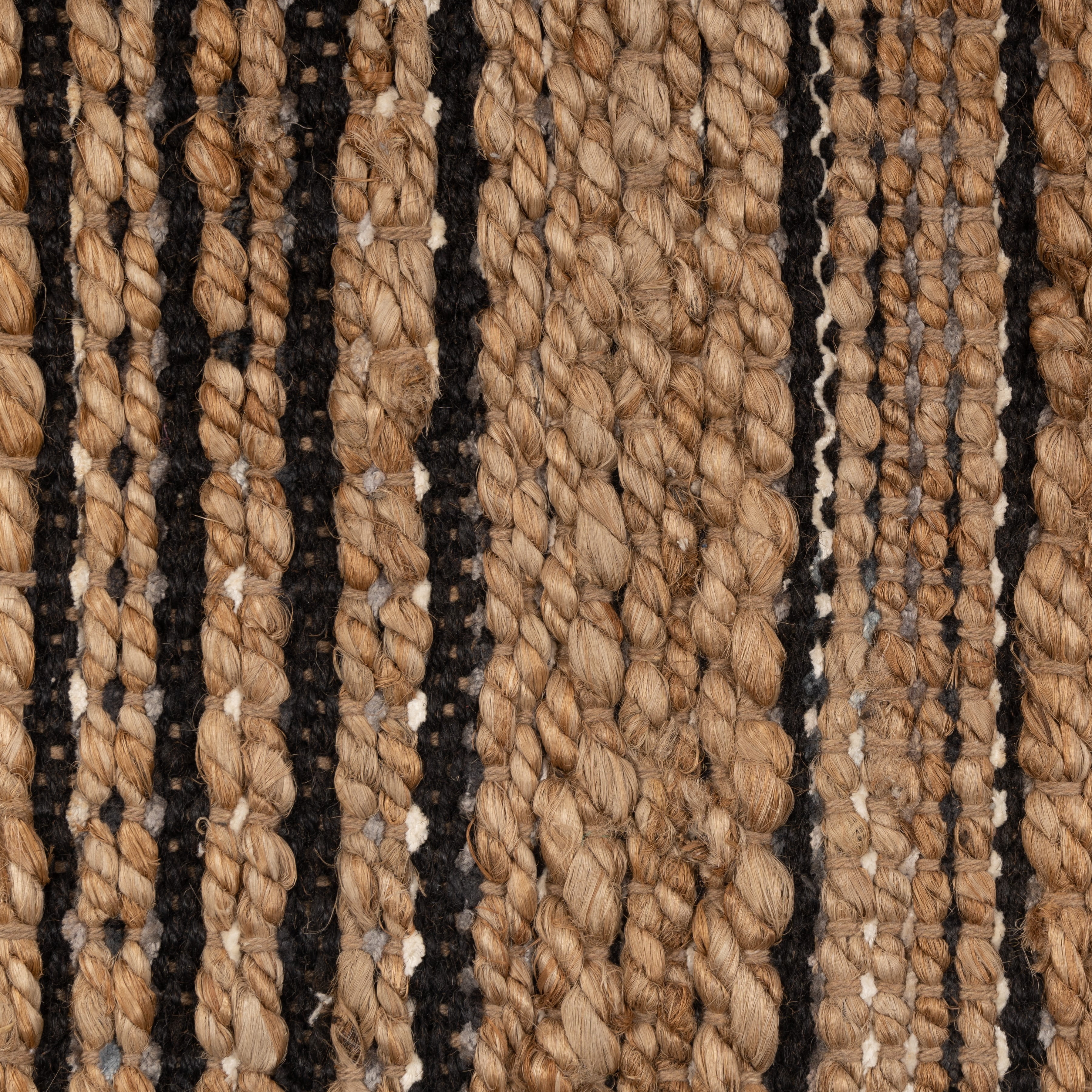 Lr Home Stripes Geometric Hand-Made Area Rug, 8' x 5'