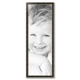 thumbnail image 2 of ArtToFrames 15" x 44" Black Panel With Silver Lip Picture Frame, 15x44 inch Multi Wood Poster Frame (WOM-5093),  Pack, 2 of 7