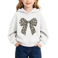 thumbnail image 5 of CYRBOKO Girls Graphic Hoodies, Casual Lightweight Soft Long Sleeve Hooded Sweatshirt White Size 2-3 T, 5 of 7