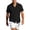 Black, variant on TKKCS Mens Tuxtured Button Down Shirts- Breathable Short Sleeve Turndown Collar Lightweight Casual Loose Fit Beach Vacation Shirts With Chest Pocket Pink Size 2XL