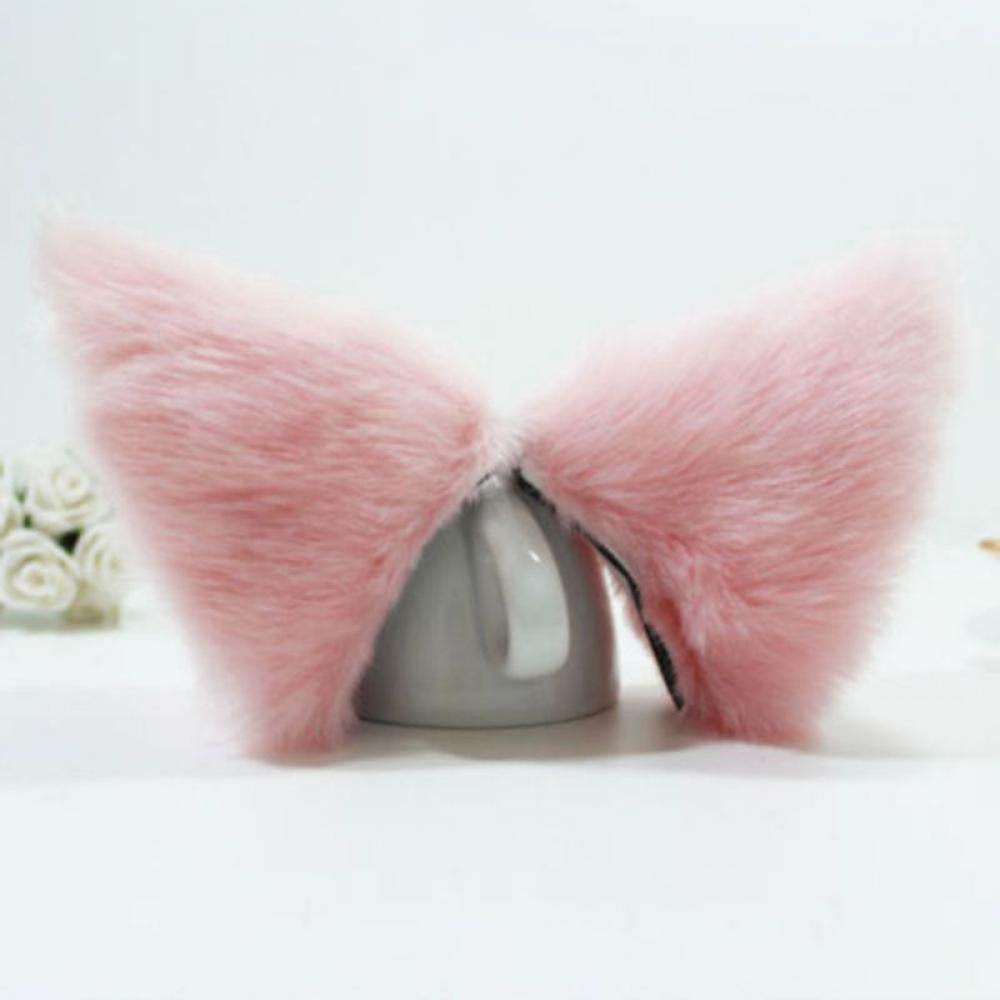 Night Party Club Ball Wearing Deacorate Cat Fox  Ear Pattern Hair Clips BellsFF 