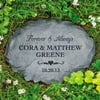 Personalized Forever and Always Garden Stone