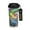 Cup lid black, variant on 500ml Double-Wall Vacuum Insulated Tumblers Stainless Steel Coffee Tumbler with Ceramic Coating Green Dragon and White Unicorn