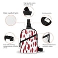 thumbnail image 2 of Lsque Fly Flying Ladybug Pattern Chest Package – Foldable Waterproof Chest Bag with Adjustable Shoulder Strap, Double Zipper Compartments & D-Buckle Design, 2 of 7