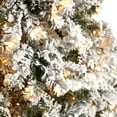 thumbnail image 5 of Nearly Natural 10ft. Flocked West Virginia Fir Artificial Christmas Tree with 800 Clear LED Lights and 1680 Tips, 5 of 11
