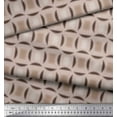 thumbnail image 3 of Soimoi Cotton Poplin Fabric Semi Circle Geometric Printed Craft Fabric by the Yard 56 Inch Wide, 3 of 5