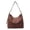 Coffee, variant on Stylago Slouchy Suede Tote Bags for Women Large Capacity Crossbody Shoulder Purses Ladies Zipper Handbags for College Everyday Black