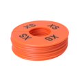thumbnail image 4 of WRITWAA 10Pcs Closet Size Dividers for Racks Orange Plastic Saving Sorting Time, 4 of 5