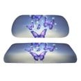 thumbnail image 2 of Pzuqiu Purple Butterfly Pattern Golf Cart Seat Covers and Backrest Cover Breathable, Easy to Install Golf Cart Accessories Fit for Ezgo, 2 of 10